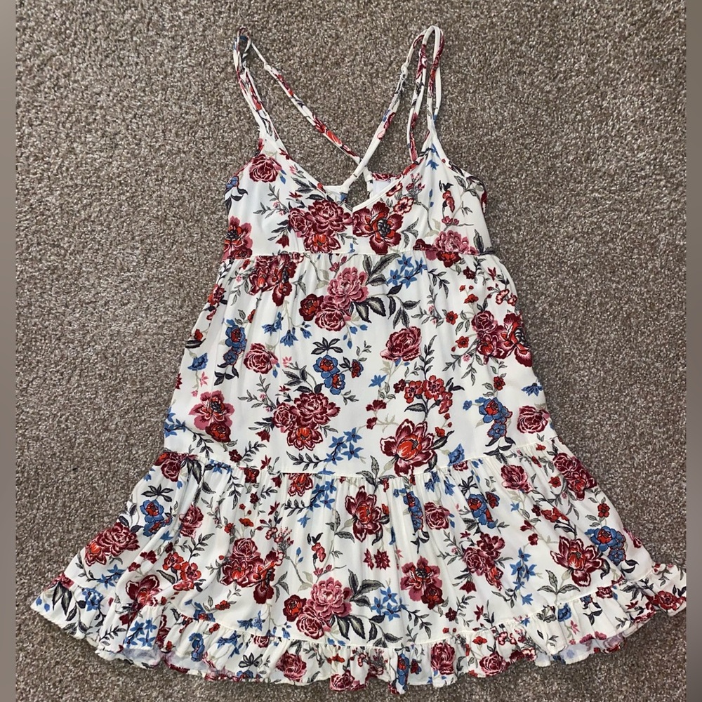 Floral American eagle dress, size xxs.